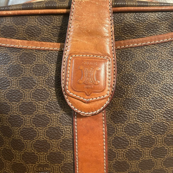 Celine Macadam Vintage Pouch Toiletry Case Unisex Clutch - Picture 11 of 17